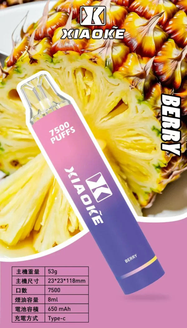 668dcd12e348ae6b2d1086461eb3e62b.webp 梟客 XIAOKE 7500 拋棄式電子煙|輕盈霧氣構築立體口感|超長續航結合智慧顯示螢幕