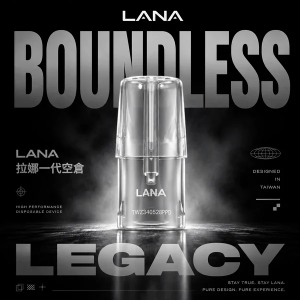 LANA 拉娜一代替換空倉 | 滿足客製化導油細節隨心調配｜DIY電子煙耗材優化進氣結構帶來穩定回饋