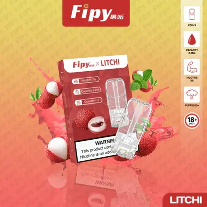【買3贈主機】Fipy 果派一代通用煙彈｜高純度冷凝回收結構｜穩定傳輸原始風味呈現純淨空氣感體驗