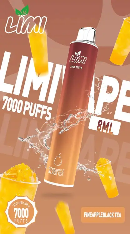 LIMI拋棄式一次性7000口-10.webp LIMI 7000 拋棄式電子煙|釋放豐富細膩擊喉感|專利導流結構穩定輸出