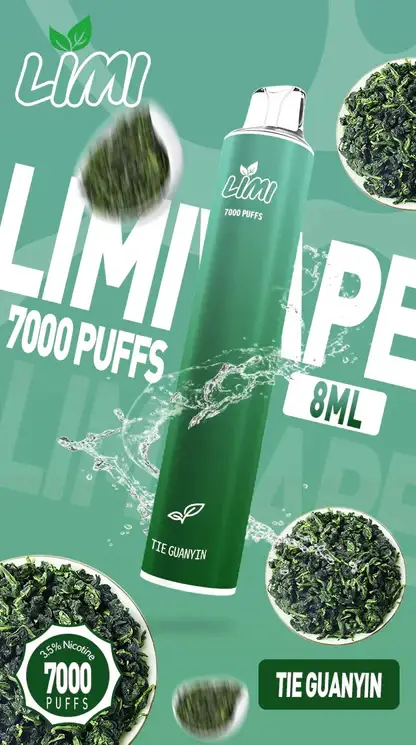 LIMI拋棄式一次性7000口-11.webp LIMI 7000 拋棄式電子煙|釋放豐富細膩擊喉感|專利導流結構穩定輸出