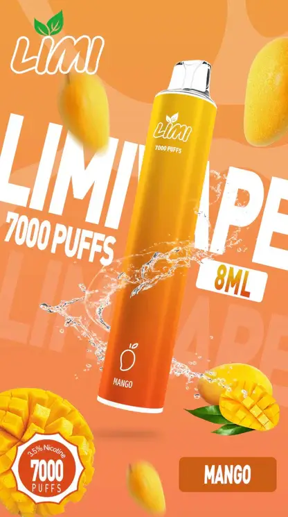 LIMI拋棄式一次性7000口-15.webp LIMI 7000 拋棄式電子煙|釋放豐富細膩擊喉感|專利導流結構穩定輸出