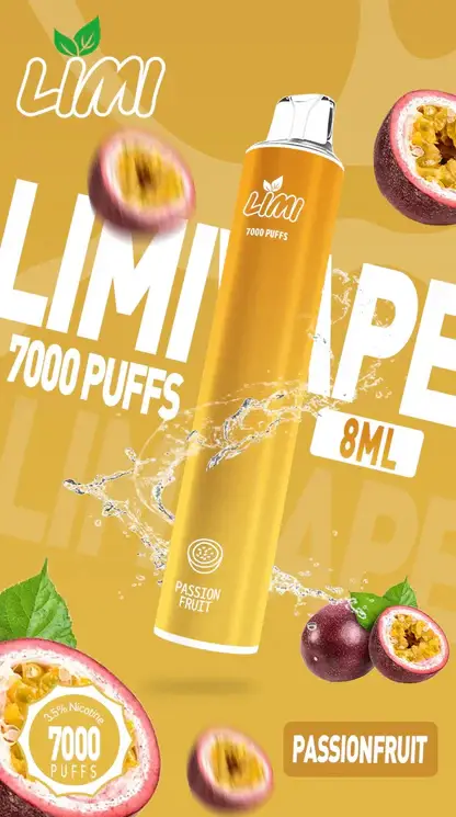 LIMI拋棄式一次性7000口-4.webp LIMI 7000 拋棄式電子煙|釋放豐富細膩擊喉感|專利導流結構穩定輸出