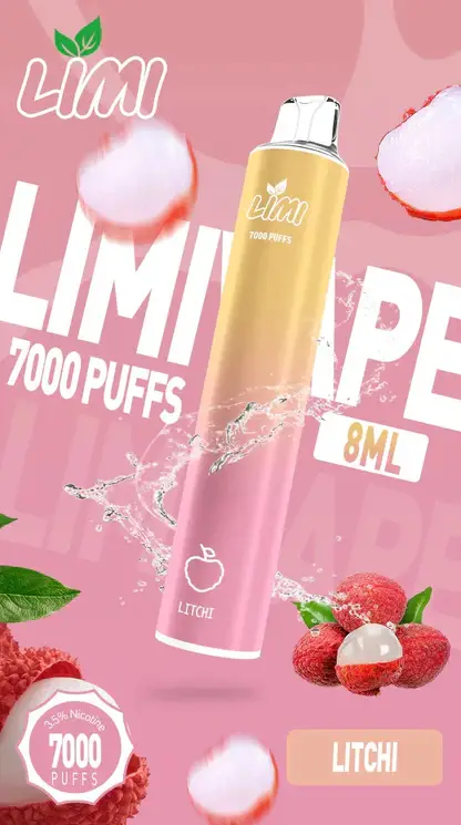 LIMI拋棄式一次性7000口-5.webp LIMI 7000 拋棄式電子煙|釋放豐富細膩擊喉感|專利導流結構穩定輸出