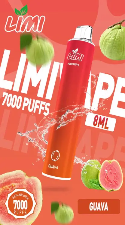 LIMI拋棄式一次性7000口-7.webp LIMI 7000 拋棄式電子煙|釋放豐富細膩擊喉感|專利導流結構穩定輸出
