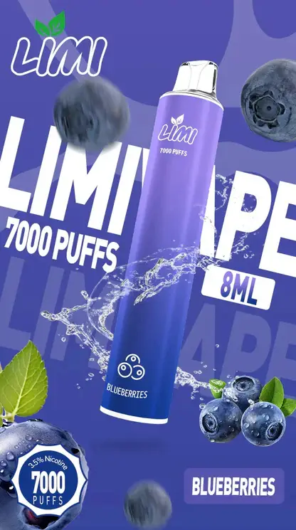 LIMI拋棄式一次性7000口-8.webp LIMI 7000 拋棄式電子煙|釋放豐富細膩擊喉感|專利導流結構穩定輸出