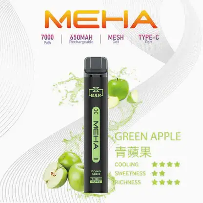 MEHA-XBAR-拋棄式-7000口小黑條-8.webp MEHA XBAR 魅嗨小黑條 7000|勾勒立體霧化質感|高容錯氣流穩定機制