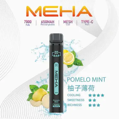 MEHA-XBAR-拋棄式-7000口小黑條-9.webp MEHA XBAR 魅嗨小黑條 7000|勾勒立體霧化質感|高容錯氣流穩定機制