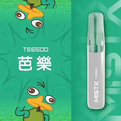 Mist X 鴨嘴獸 6500 拋棄式電子煙｜創造輕盈霧感體驗｜微壓差氣流自動感應設計