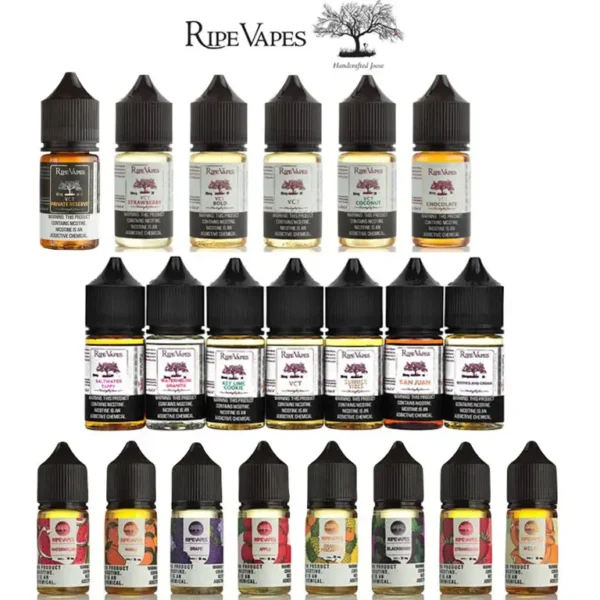 Ripe Vapes 生命之樹 VCT 尼古丁鹽｜熟成菸草香草調合｜交織木質香氣帶來沉穩綿延的尾韻層次感