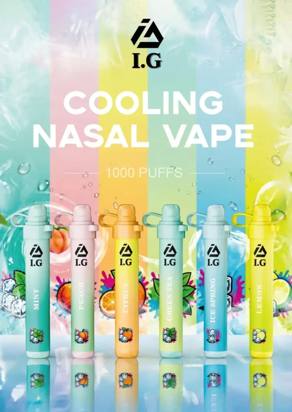 1-5 I.G 夏威夷鼻通 鼻吸薄荷棒|六款清新香氣選擇|隨身涼感體驗打造日常舒爽陪伴