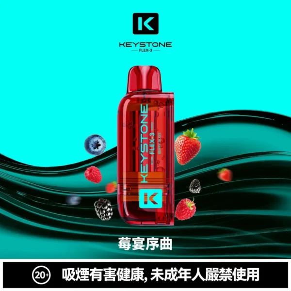 254669948fc6dd49f03869c04236df77-1024x1024.jpg 【買一盒煙彈送主機】KEYSTONE FLEX-3 鑰石 25000口 專用磁吸換彈拋棄式電子煙套裝|Mesh網狀芯細膩霧化|多模式調節打造個性化使用體驗