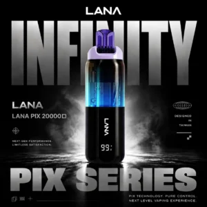 LANA PIX 閃光彈 20000口 拋棄式電子煙｜Mesh網芯爆汁霧化體驗｜摺疊吸嘴設計打造便攜潮流新玩法