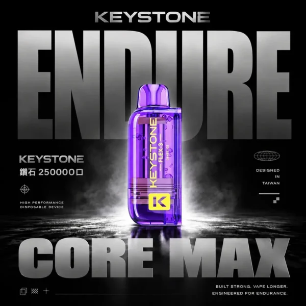 ChatGPT Image 2026年8月7日 下午07_03_40 【買一盒煙彈送主機】KEYSTONE FLEX-3 鑰石 25000口 專用磁吸換彈拋棄式電子煙套裝|Mesh網狀芯細膩霧化|多模式調節打造個性化使用體驗