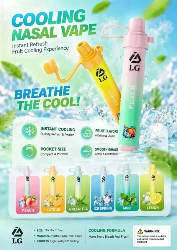 I.G夏威夷鼻通產品規格-鼻吸薄荷棒-6-scaled I.G 夏威夷鼻通 鼻吸薄荷棒|六款清新香氣選擇|隨身涼感體驗打造日常舒爽陪伴