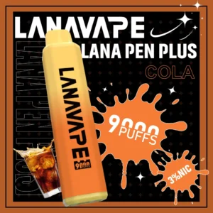 LANA一次性9000口-可樂-scaled-1-300x300 LANA PEN PLUS 9000 拋棄式電子煙|Mesh網芯細膩霧化升級|長效續航穩定輸出體驗